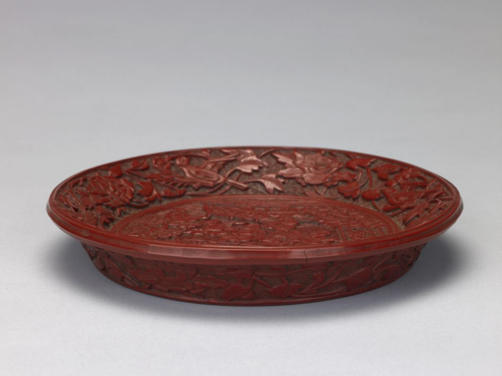 图片[1]-The disc with red koji and water flow-China Archive